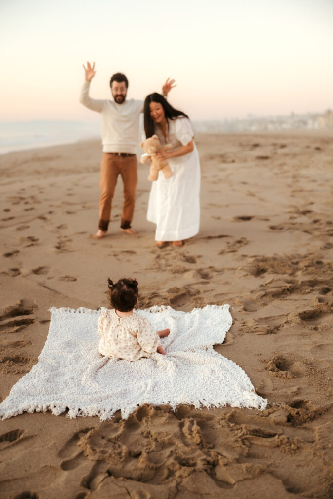 Capturing Candid Family Moments in Hermosa Beach